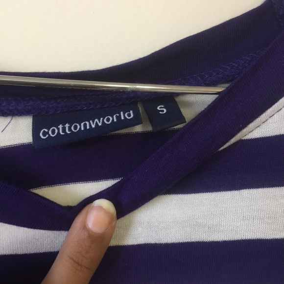 Final Price - Cotton World Striped Top - Picture 4 of 4